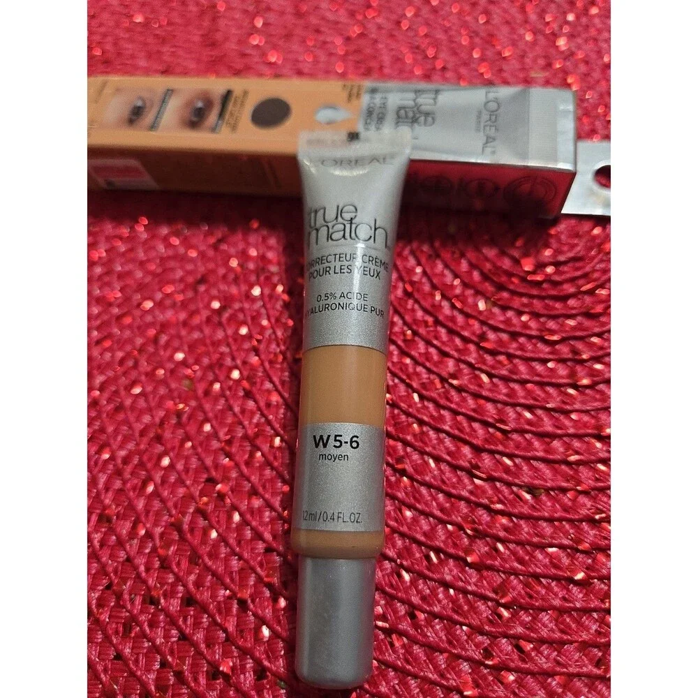 2 L’Oréal Paris True Match Eye Cream in a Concealer Medium W5-6 0.4 fl. oz.